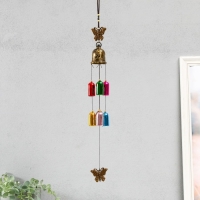 Музыка ветра металл "Бабочки и 6 цветных колокольчиков" 55х4,7х4,2 см Музыка ветра металл "Бабочки и 6 цветных колокольчиков" 55х4,7х4,2 см