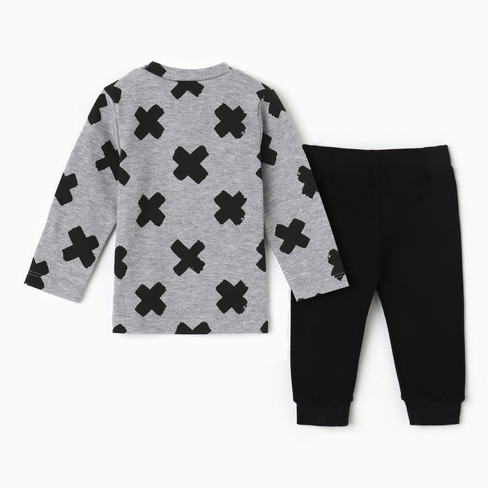 Набор: джемпер и брюки Крошка Я Набор: джемпер и брюки Крошка Я "Stylish boy", рост 86-92 см