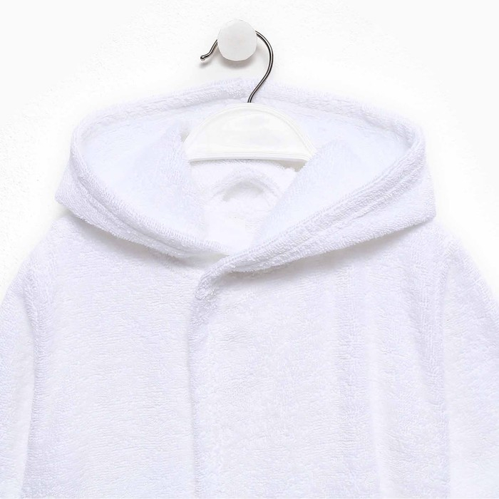 Халат махровый детский Экономь и Я р. 36, цв.белый, 100%хл с AIRO, 320 г/м2 Халат махровый детский Экономь и Я р. 36, цв.белый, 100%хл с AIRO, 320 г/м2