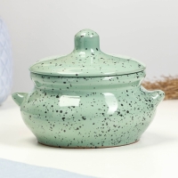 Горшок керамический для запекания "Лакомка" 0,5л / 13х9,5см, гармония Горшок керамический для запекания "Лакомка" 0,5л / 13х9,5см, гармония