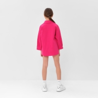 Костюм для девочки (рубашка и шорты) MINAKU, цвет фуксия, рост 134-140 см Костюм для девочки (рубашка и шорты) MINAKU, цвет фуксия, рост 134-140 см