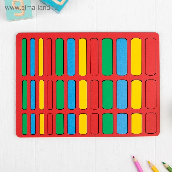 Счётный материал &laquo;Логические палочки&raquo; МИКС