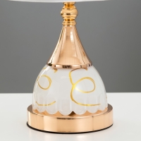 Лампа настольная с подсветкой 58087/1 1х40Вт Е27 золото 20х20х36 см RISALUX