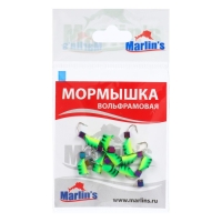 Мормышка вольфрам Marlin's Гвоздекубик, 4 мм, 1.5 г, зеленый, желтый + бензин, 10 шт. Мормышка вольфрам Marlin's Гвоздекубик, 4 мм, 1.5 г, зеленый, желтый + бензин, 10 шт.