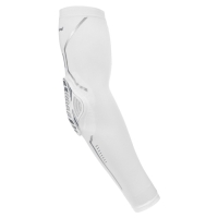 Рукав спортивный компрессионный с защитой ONLYTOP, р. L, цвет белый Рукав спортивный компрессионный с защитой ONLYTOP, р. L, цвет белый