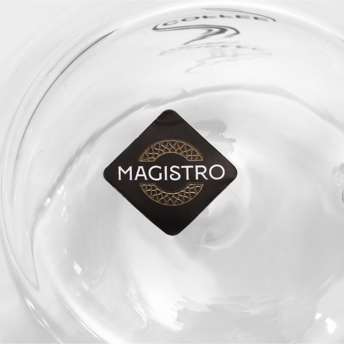 Кружка стеклянная с двойными стенками Magistro &laquo;Дуо. Coffee&raquo;, 200 мл