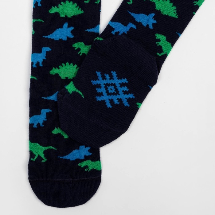 Колготки детские KAFTAN Колготки детские KAFTAN "Динозавры" 116-122 см, синий