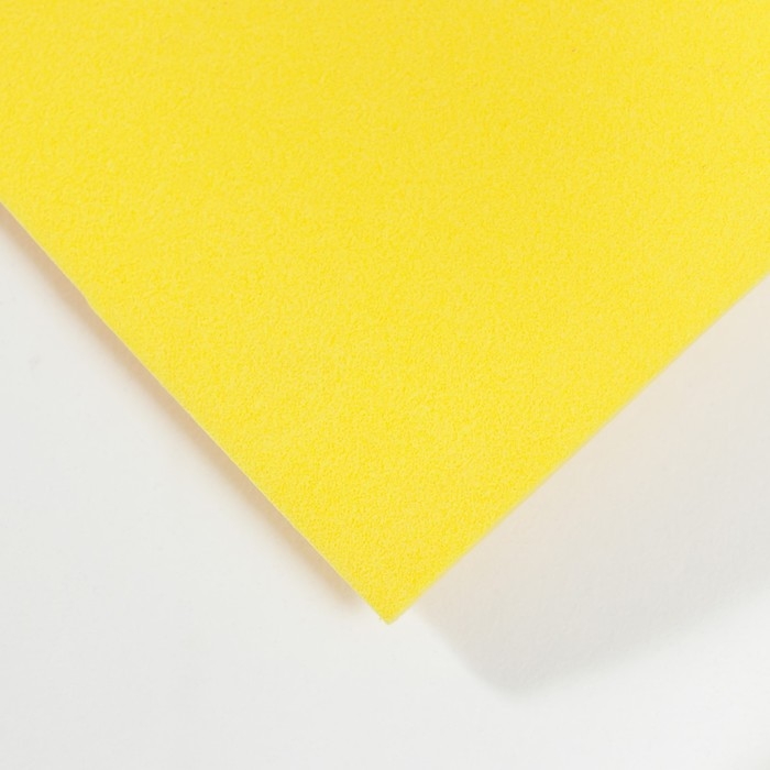 Фоамиран иранский 2 мм (жёлтый/112)  60х70 см