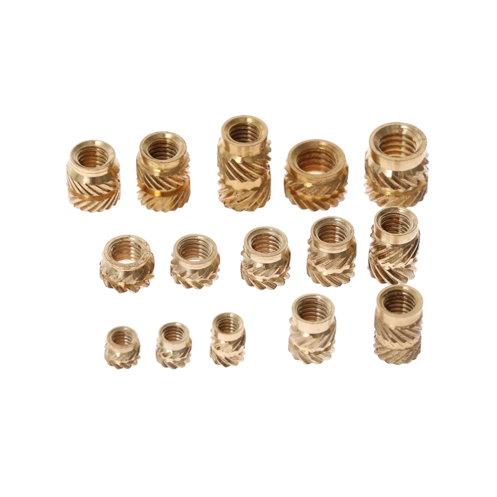 Термоустановочная гайка, латунная, резьба М2/М3/М4, набор 330 шт Термоустановочная гайка, латунная, резьба М2/М3/М4, набор 330 шт