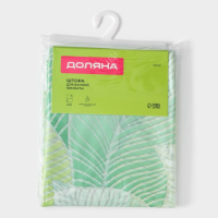 Штора для ванной Доляна &laquo;Листья&raquo;, 180&times;180 см, EVA