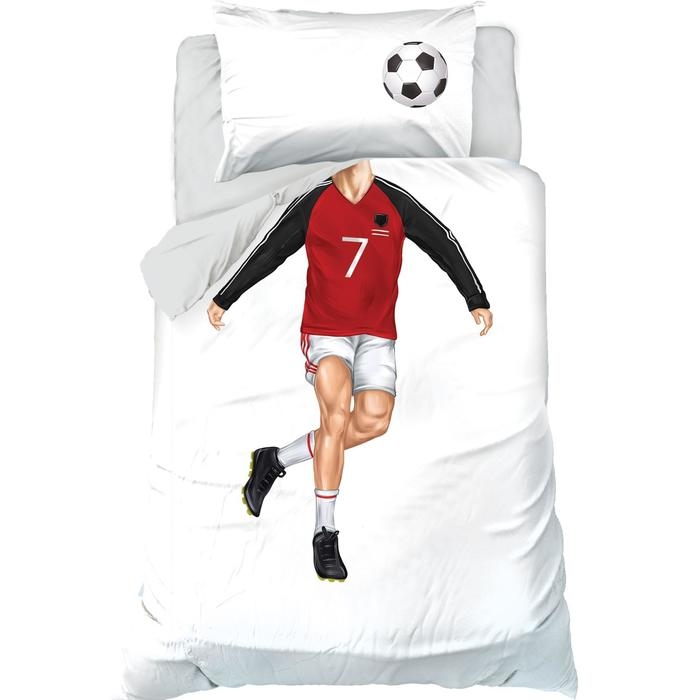 Постельное белье Этель 1,5 сп &laquo;Футболист&raquo; 143х215 см, 150х214 см, 50х70 см -1 шт