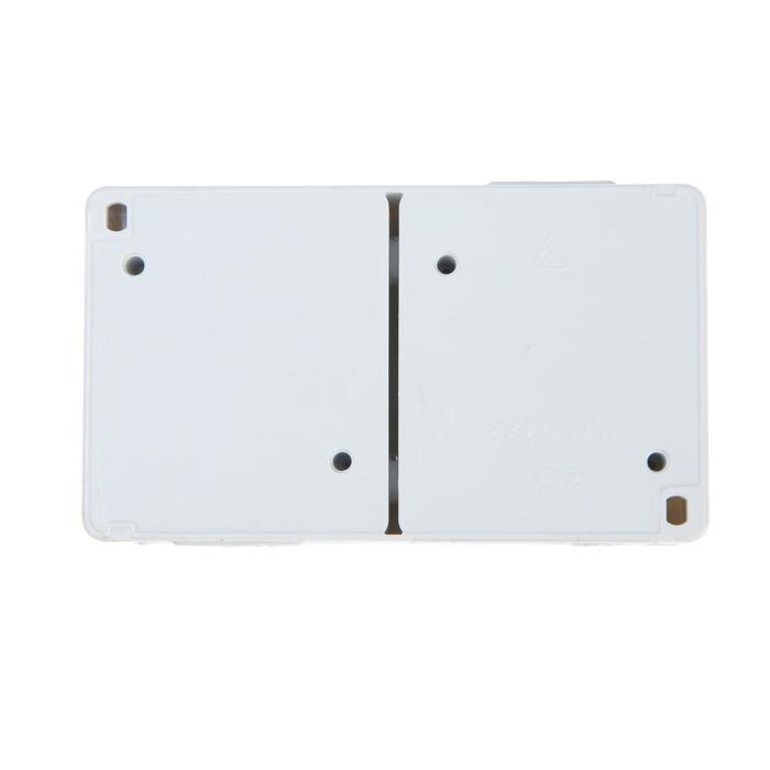 Розетка двухместная, 16 А, накладная, с з/к, IP44, уличная, белая Розетка двухместная, 16 А, накладная, с з/к, IP44, уличная, белая