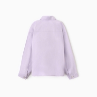 Рубашка детская MINAKU: Jeans collection, цвет лавандовый, рост 140 см