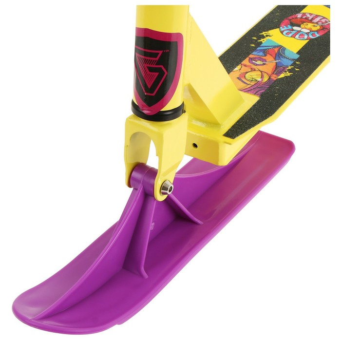 Самокат-снегокат 2 в 1 GRAFFITI, трюковой Самокат-снегокат 2 в 1 GRAFFITI, трюковой