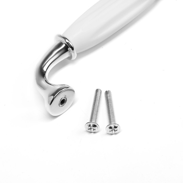 Ручка-скоба CAPPIO RSC012, пластик, м/о 128 мм, цвет хром