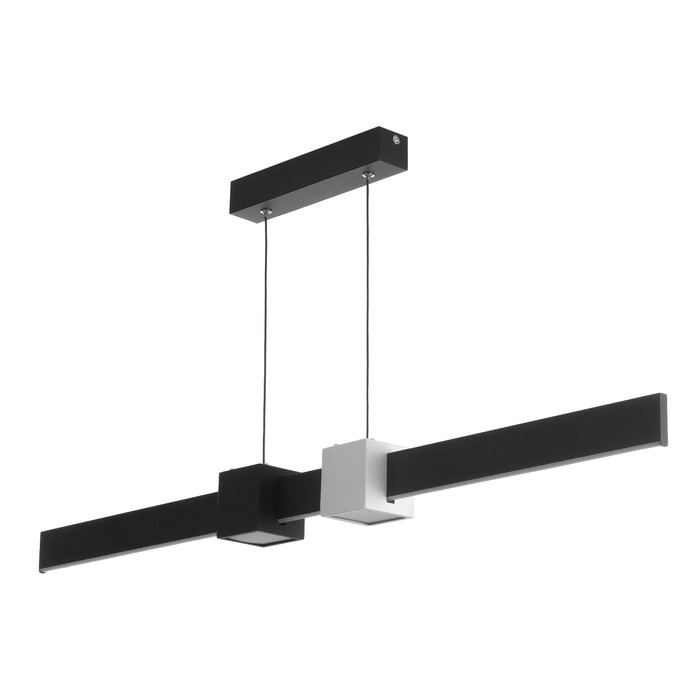 Светильник с ПДУ Светильник с ПДУ "Наоми" LED 18Вт 3000-6000К бело-черный 100х100 см