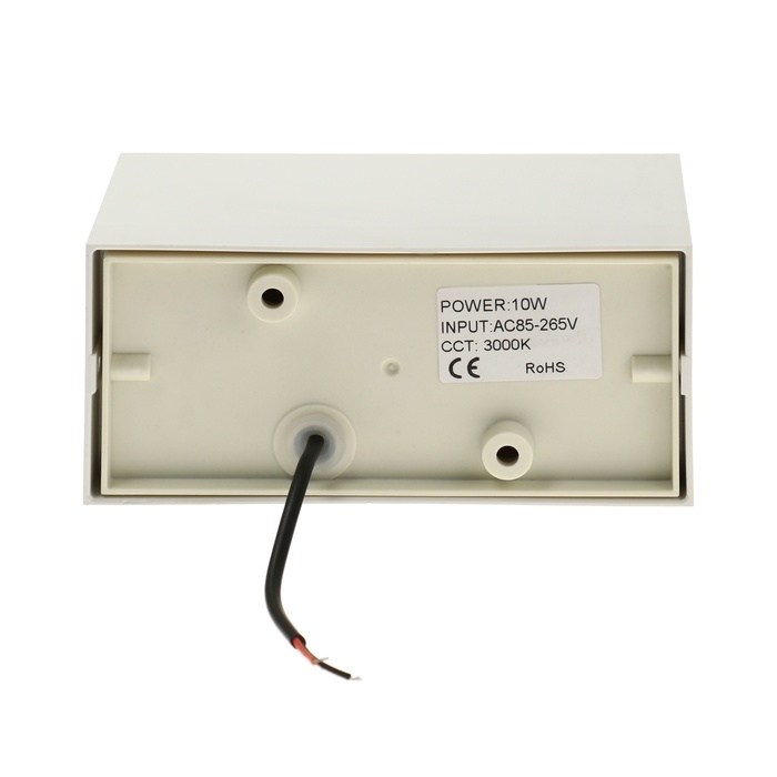 Светильник фасадный «Глайт», FSD-034, 10 Вт, 3000K, IP65, 220 В, пластик, белый Светильник фасадный «Глайт», FSD-034, 10 Вт, 3000K, IP65, 220 В, пластик, белый