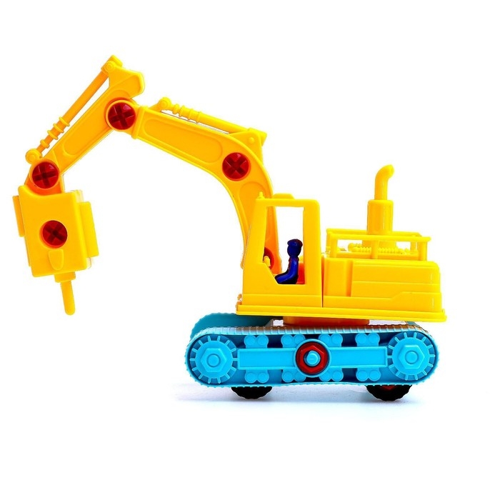 Конструктор Машина &laquo;Экскаватор&raquo;, 33 детали, МИКС