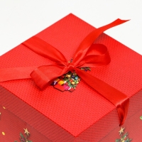 Новый год. Коробка Самосборная &laquo;Ёлка&raquo; 15 х 15 х 15 см