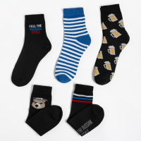 Набор мужских носков KAFTAN Russia 5 пар, размер 41-44 (27-29 см)