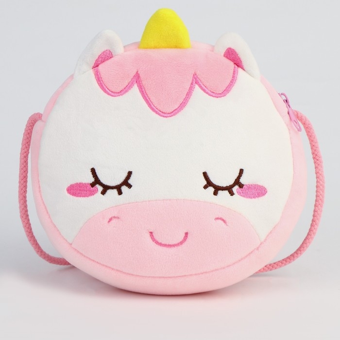 Сумка плюшевая &laquo;Единорог&raquo;