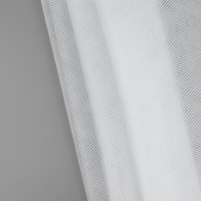 Фатин, 160 см, 11 &plusmn; 1 г/кв.м, 1 &plusmn; 0,2 м, цвет белый №1