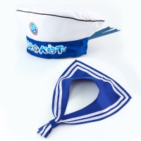 Карнавальный набор «Морской флот»: бескозырка р. 55–56 см, гюйс Карнавальный набор «Морской флот»: бескозырка р. 55–56 см, гюйс