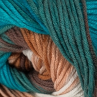 Пряжа "Adore Dream" 100% акрил антипиллинг 280м/100г (1055 бирюза-какао) Пряжа "Adore Dream" 100% акрил антипиллинг 280м/100г (1055 бирюза-какао)