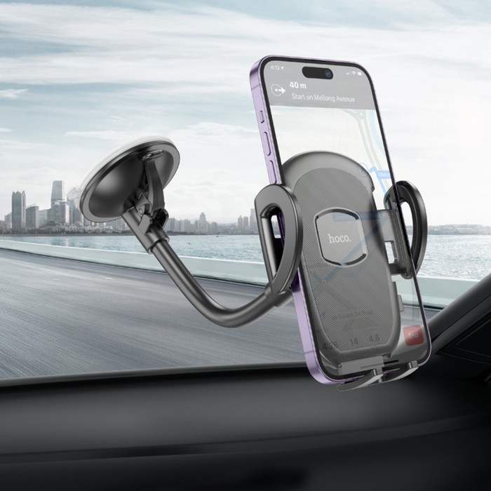 Автомобильный держатель Hoco H10, для 4.7-7 дюймов, чёрный Автомобильный держатель Hoco H10, для 4.7-7 дюймов, чёрный