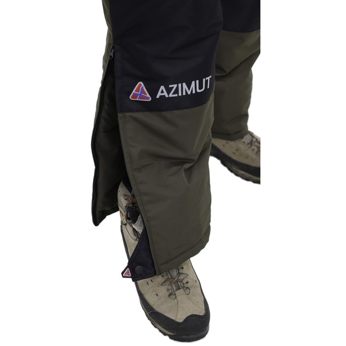 Костюм Костюм "ГОРКА Зимняя", taslan, размер 52, цвет хаки/чёрный