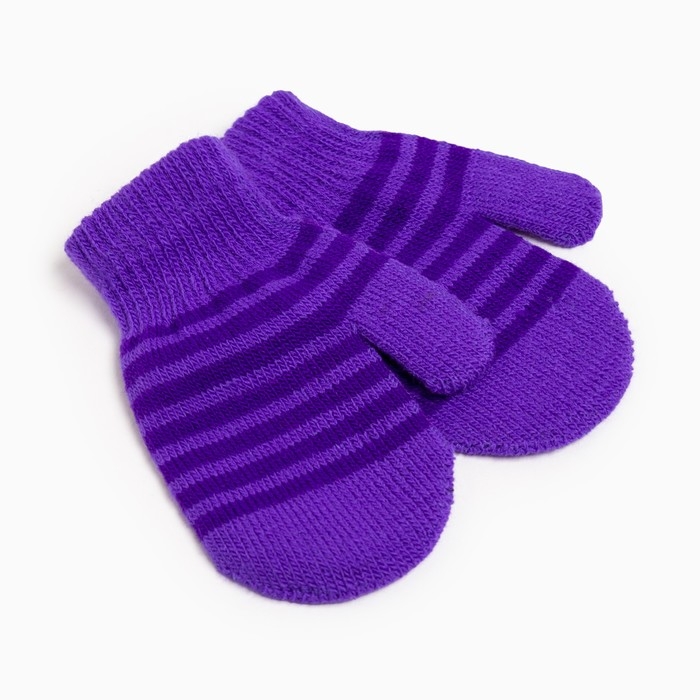 Варежки детские однослойные MINAKU,цв. фиолетовый, р-р 12-14 (13-14 см) Варежки детские однослойные MINAKU,цв. фиолетовый, р-р 12-14 (13-14 см)