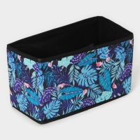 Органайзер для мелочей Доляна &laquo;Тропики&raquo;, 3 кармана, 25&times;12&times;15 см, цвет синий
