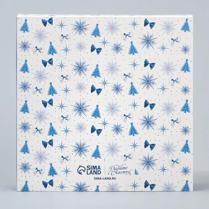 Коробка под 9 конфет с ячейками &laquo;Сладкого Нового года&raquo; 14.5 х 14.5 х 3.5 см, Новый год