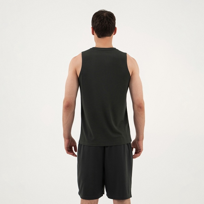 Майка мужская, базовая, размер XL (52), цвет зеленый