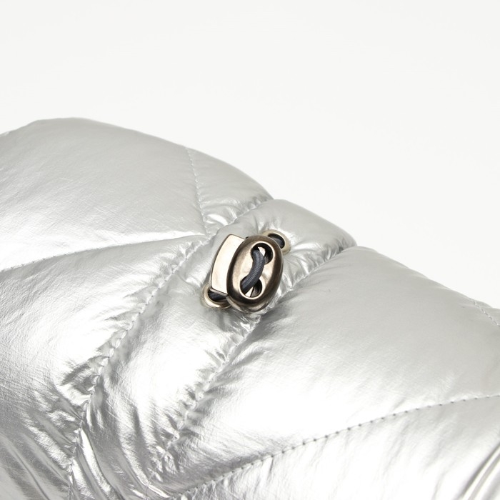 Комбинезон "Мальчик" с утяжкой, размер 14 (ДС 32 см, ОГ 42 см, ОШ 31 см), серебряный