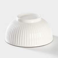 Cалатник керамический &laquo;Иллюзия&raquo;, 850 мл, цвет белый и серый