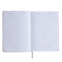 Ежедневник недатированный A5, 160 листов, deVENTE.Note.Realist, мягкая обложка из искусственной кожи, цветной срез, блок 70 г/м2, чёрный Ежедневник недатированный A5, 160 листов, deVENTE.Note.Realist, мягкая обложка из искусственной кожи, цветной срез, блок 70 г/м2, чёрный