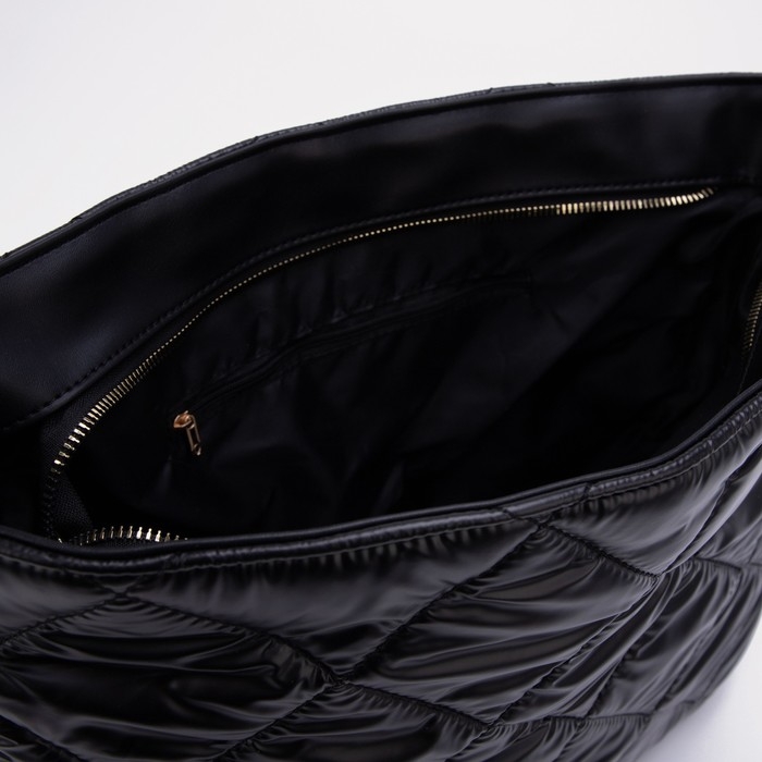 Сумка-мешок на молнии, цвет чёрный Сумка-мешок на молнии, цвет чёрный