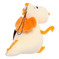 Мягкая игрушка &laquo;Дракончик&raquo;, молочно-оранжевый животик, 13 см