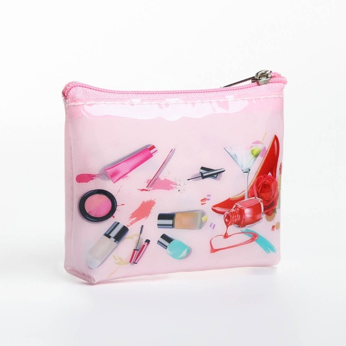 Кошелёк на молнии, цвет МИКС