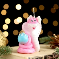 Новый год Символ года Свеча фигурная "Змея с шаром" Новый год Символ года Свеча фигурная "Змея с шаром"