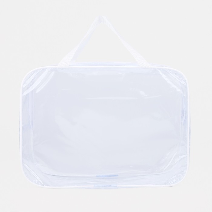 Косметичка на молнии, цвет белый