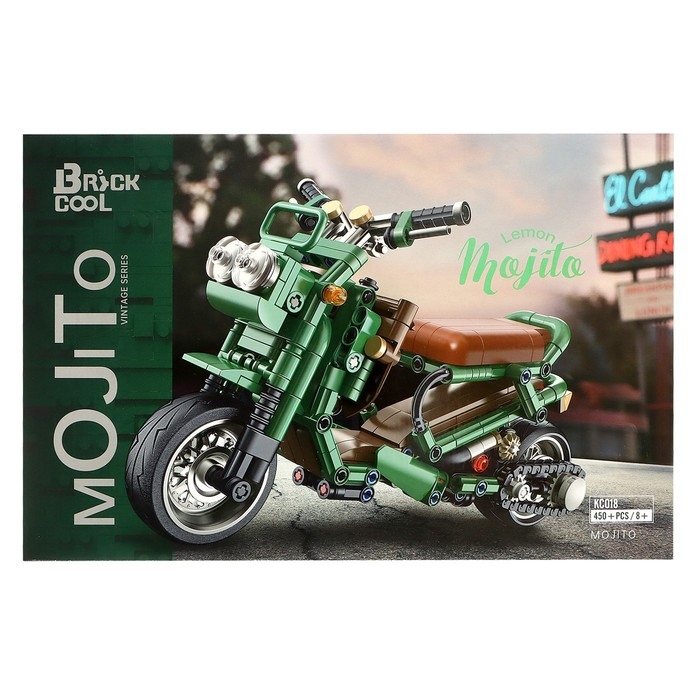 Конструктор Техно «Мопед», 450 деталей Конструктор Техно «Мопед», 450 деталей