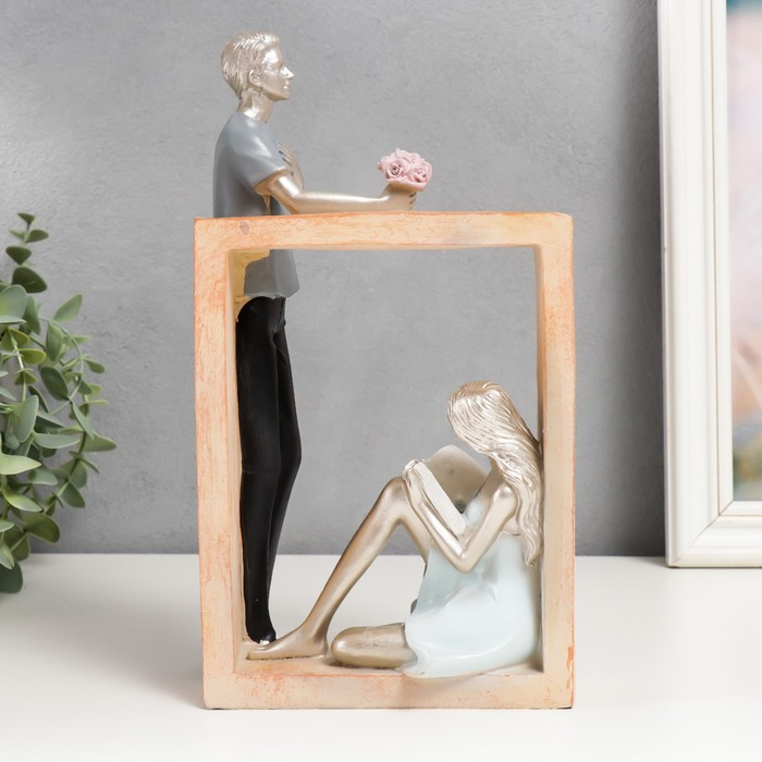 Сувенир полистоун "Признание в любви" 26х14х9 см