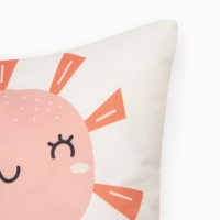 Подушка декоративная Этель "Солнышко" 30*30 см, велюр 100% п/э