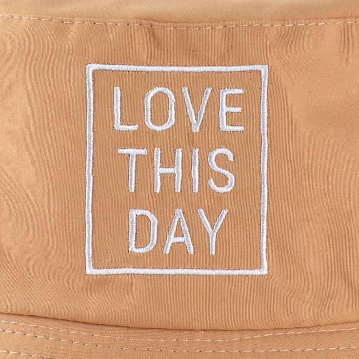 Панама Love this day, цвет бежевый, р-р 56 Панама Love this day, цвет бежевый, р-р 56