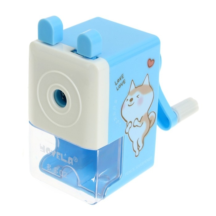 Точилка механическая с контейнером Точилка механическая с контейнером "Классика", МИКС