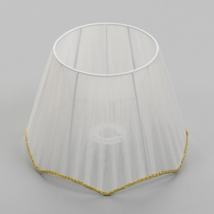 Абажур Абажур "Буржуа" белый Е27/Е14 25х25х19 см