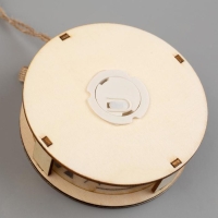 Ёлочная игрушка &laquo;Шар с оленёнком&raquo;, батарейки, свечение тёплое белое