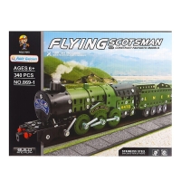 Конструктор металлический «Военный паровоз», 340 детали Конструктор металлический «Военный паровоз», 340 детали